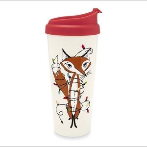Kate spade fox coffee tumbler